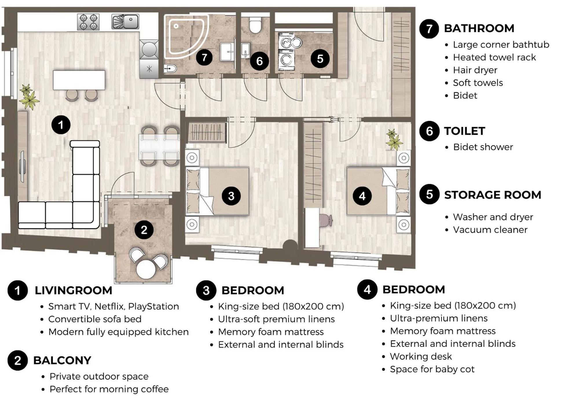 Luxury Sunny Home - Garage Parking, Metro, Balcony, Ps5 With Games Praag Buitenkant foto
